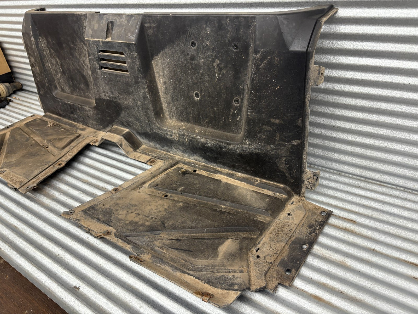 2014 Polaris Ranger 570 Crew EFI Black Rear Floor Base OEM 5438570-070