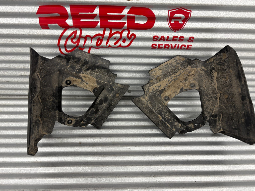 2010 Kawasaki Teryx 750 Left & Right Rear Control Arm Guards OEM EB416