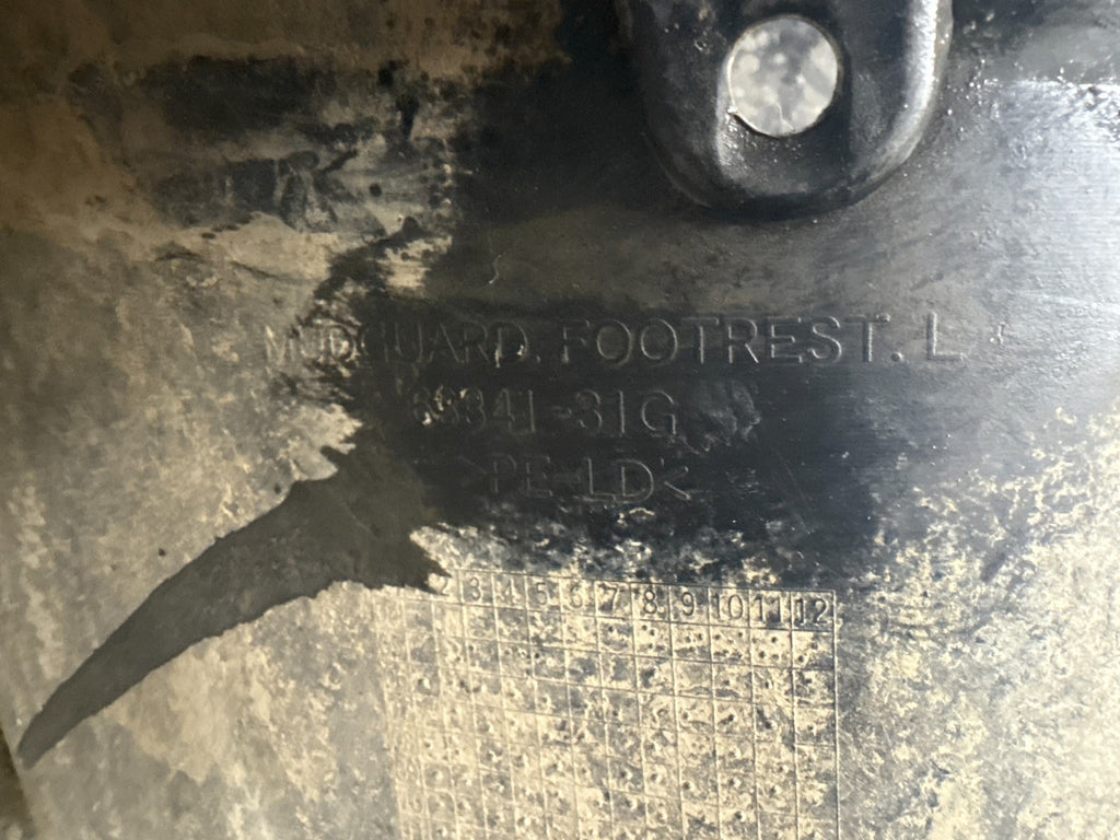 2013 Suzuki KingQuad 750 AXi Left Footwell OEM 63341-31G01-291