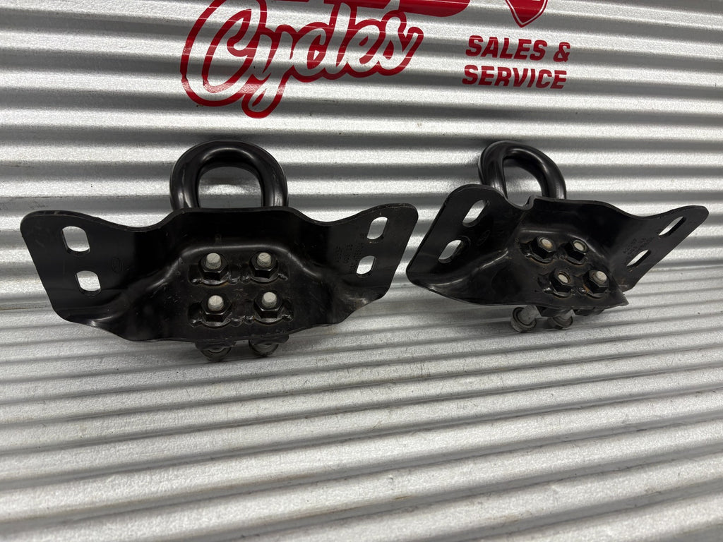 Front Tow Hooks Pair Black | Fits Ford F250 F-250 Super Duty 2017-2025 OEM