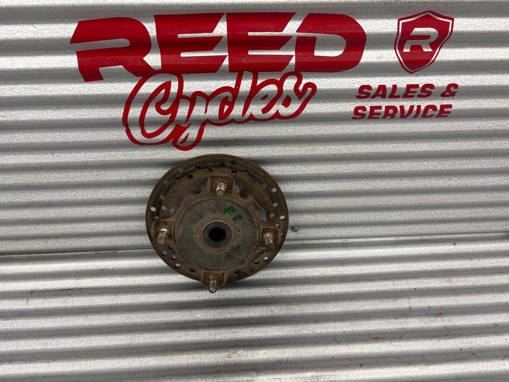 2010 Kawasaki Teryx 750 Front Right Wheel Hub with Disc Brake Rotor OEM 49030