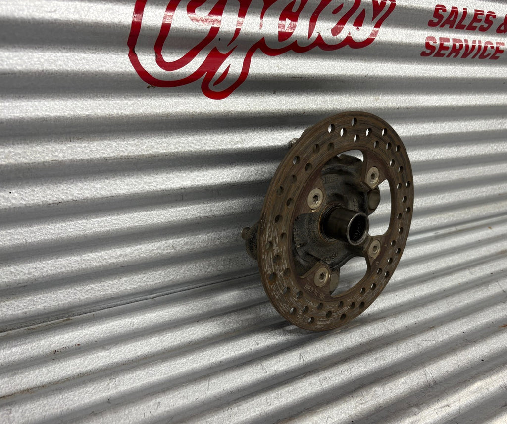 2010 Kawasaki Teryx 750 Front Left Wheel Hub with Disc Brake Rotor OEM 49030