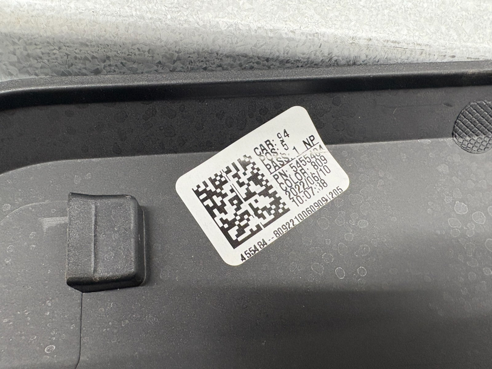 2023 Polaris Ranger 1000 Rear Right Door Accent Panel 5454769-070 / 5455484-809