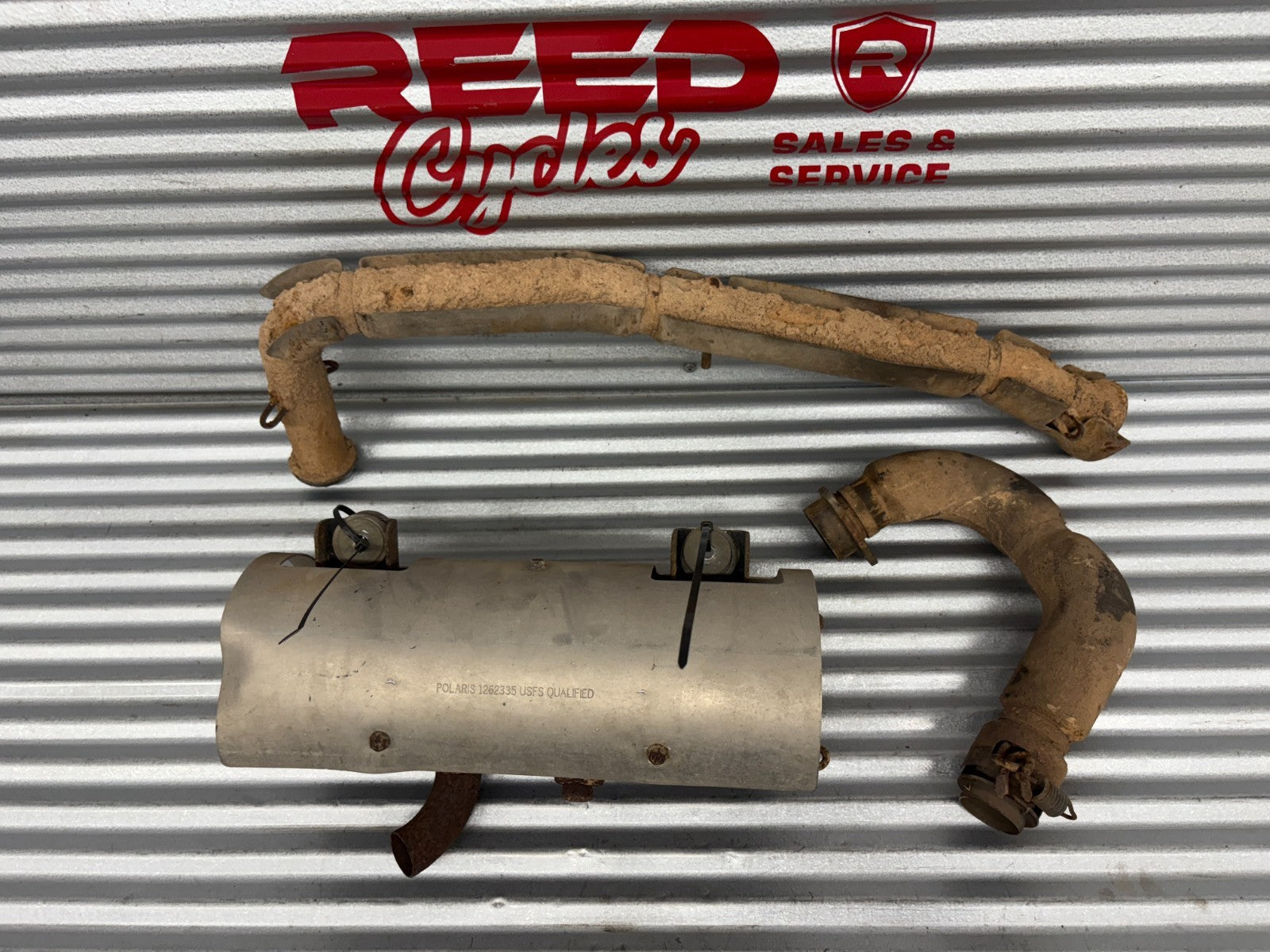 2014 Polaris Ranger 570 EFI EPS Exhaust Muffler OEM 1262335-489