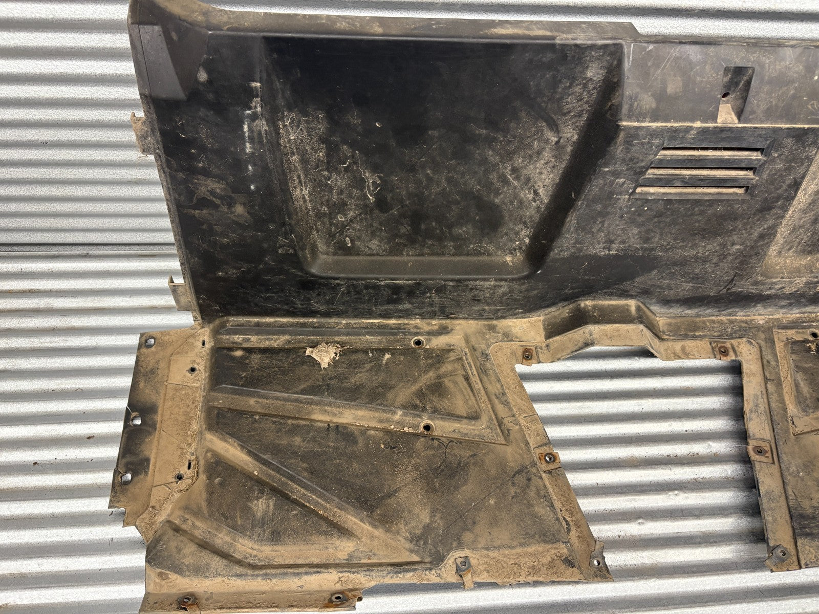 2014 Polaris Ranger 570 Crew EFI Black Rear Floor Base OEM 5438570-070