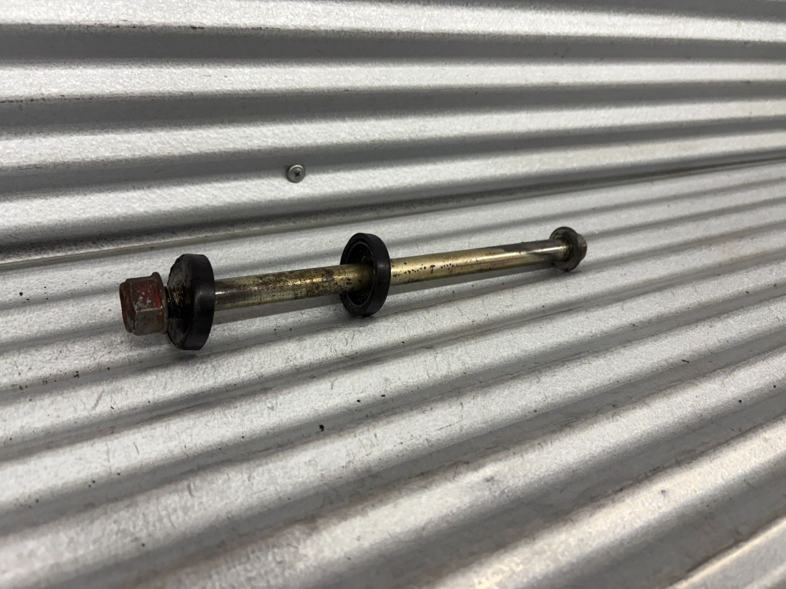 1986 Honda XL 600R Swingarm Pivot Bolt With Caps OEM 90121-MG3-000