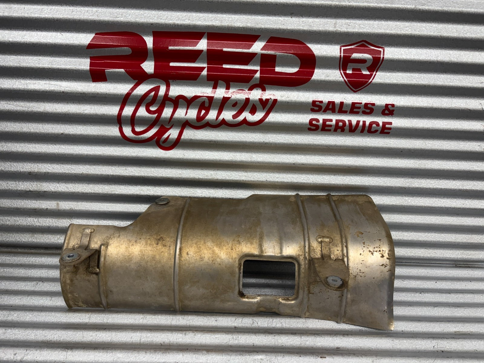 2013 Suzuki KingQuad 750 AXi Muffler Cover OEM 14880-31G60