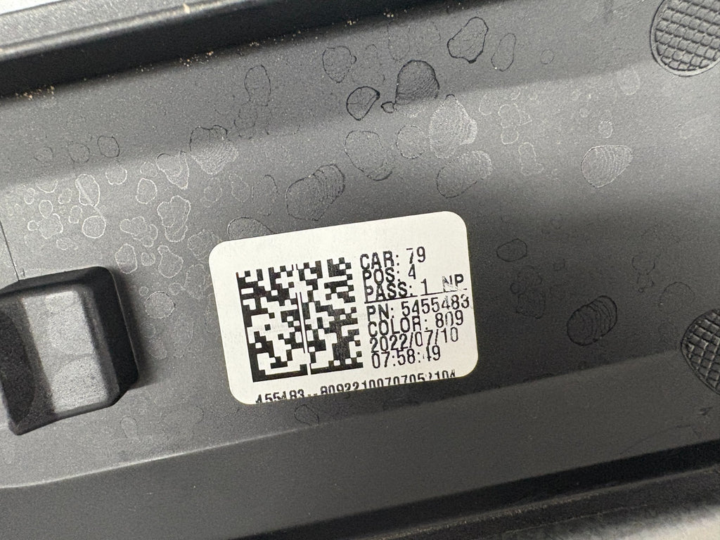 2023 Polaris Ranger 1000 Rear Left Door Accent Panel 5454768-070 / 5455483-809