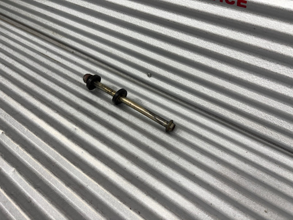 1986 Honda XL 600R Swingarm Pivot Bolt With Caps OEM 90121-MG3-000