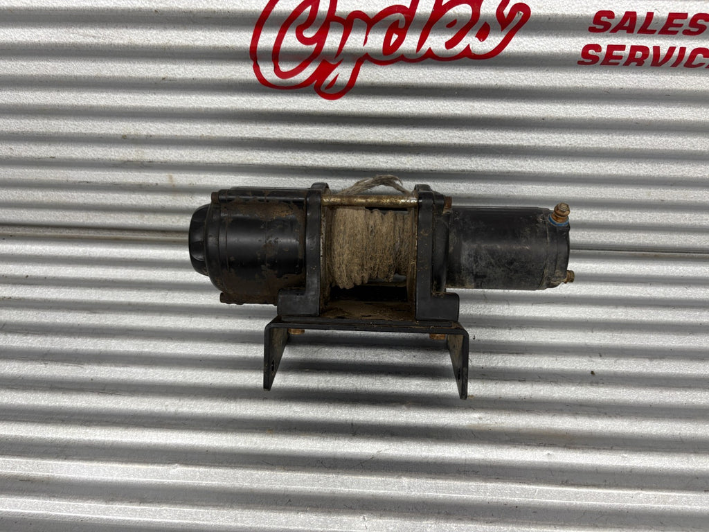 VIPER Midnight MD-3500 UTV/ATV 3500lb Black Synthetic Rope Winch Wiring Included