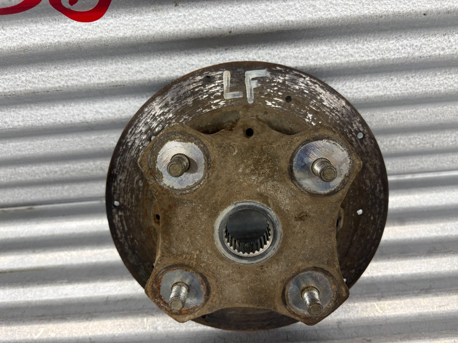 2007 Arctic Cat 400 4x4 ATV Left Front Wheel Hub & Rotor OEM 1502-462 / 1436-164