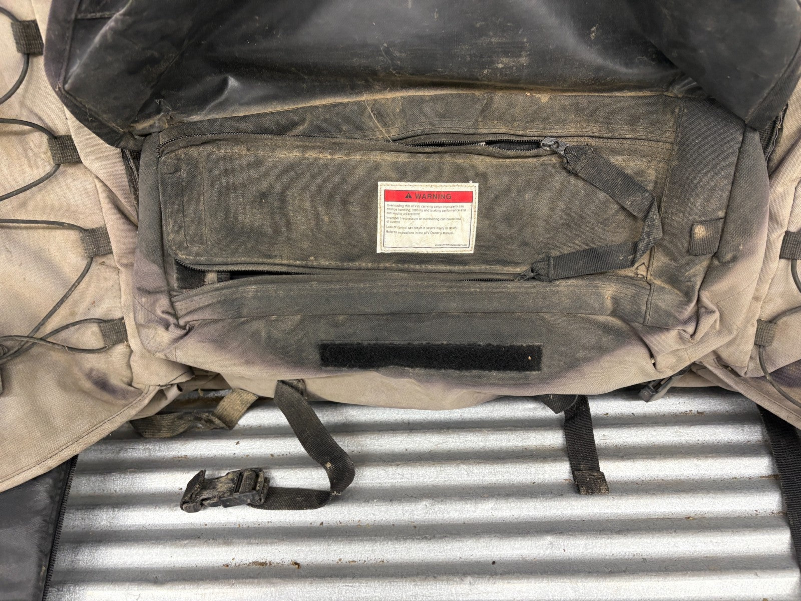 2013 Suzuki KingQuad 750 AXi Rear Back Luggage Rack Seat Bags