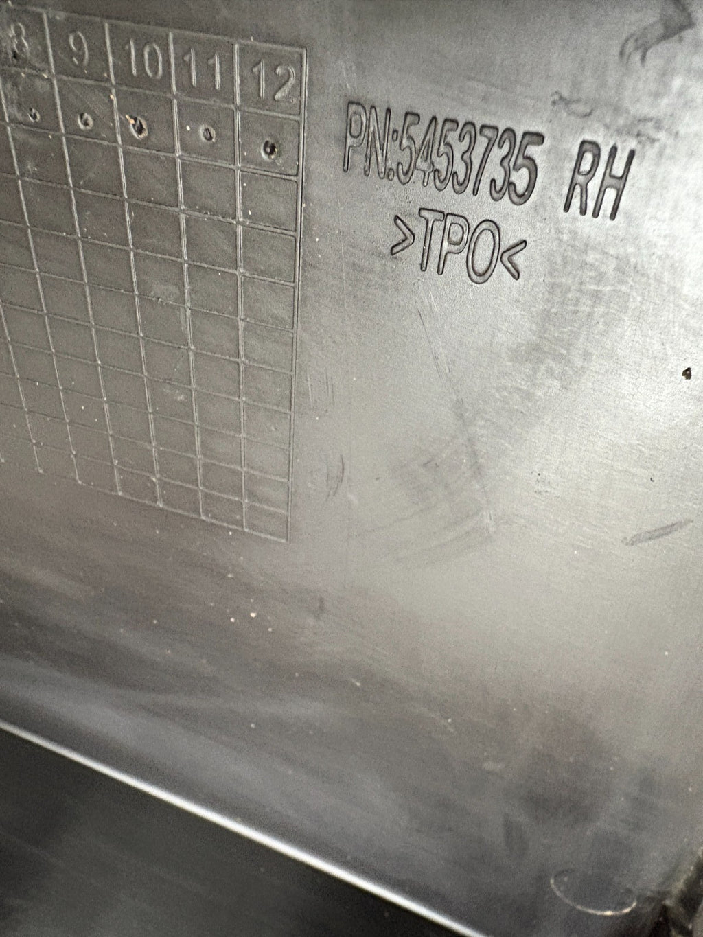 2019 Polaris Ranger 1000 Rear Fender Closeoff Panel Right OEM 5453735-070