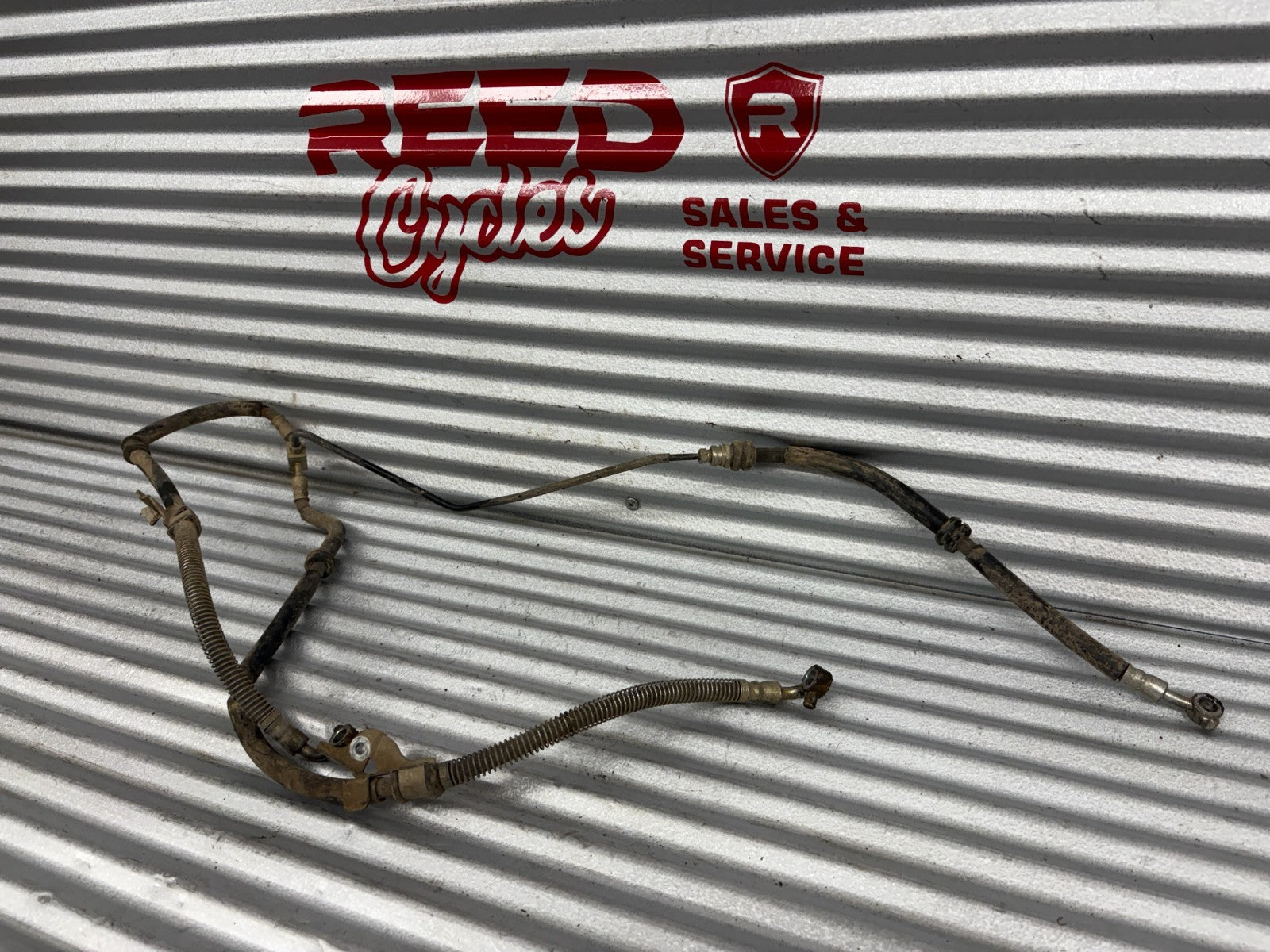 2013 Suzuki KingQuad 750 AXi Front Brake Hose Lines Set OEM 59240-31G50