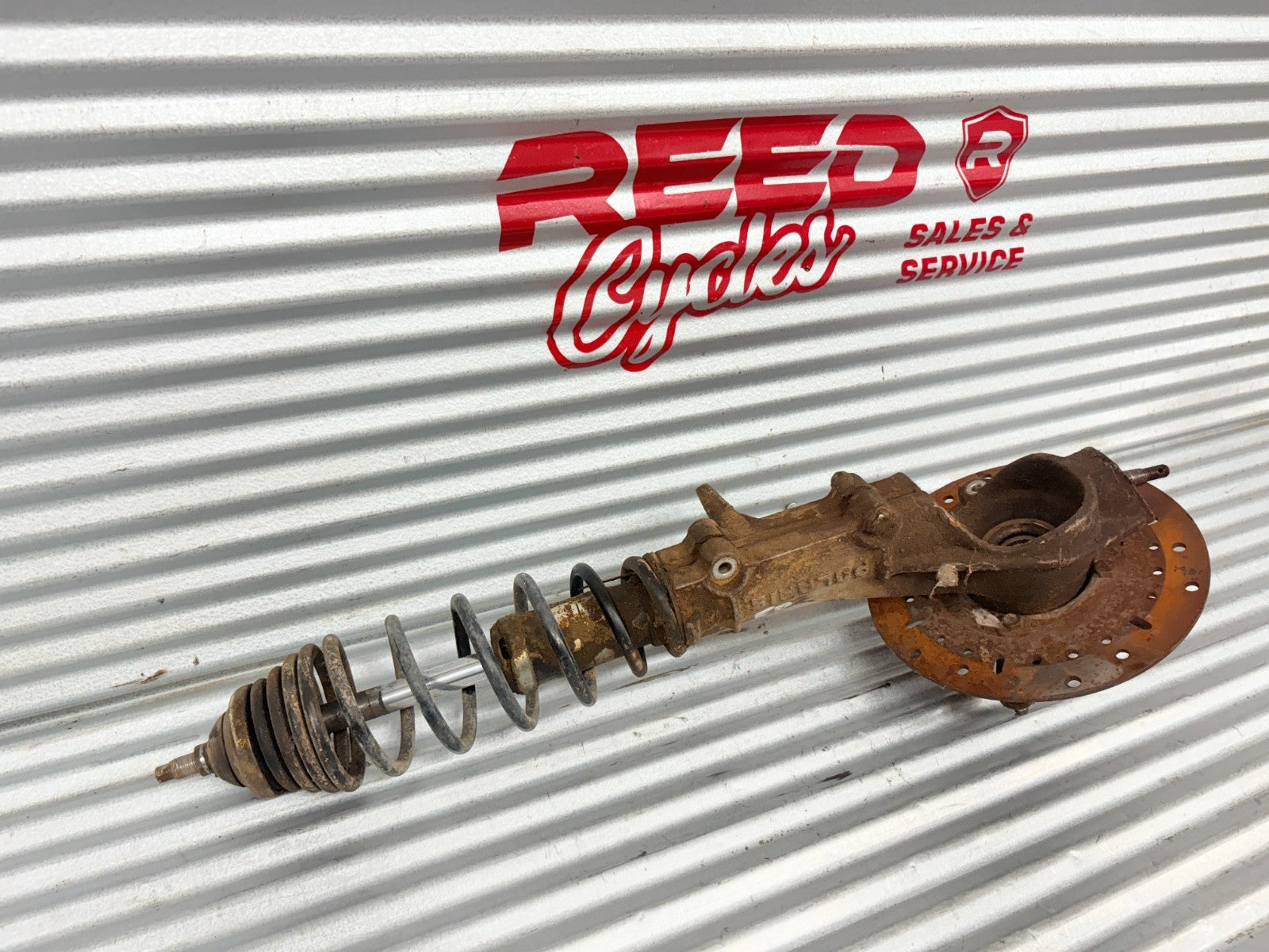 2002 Polaris Sportsman 700 Right Front Strut & Disc Brake OEM 7042054-067