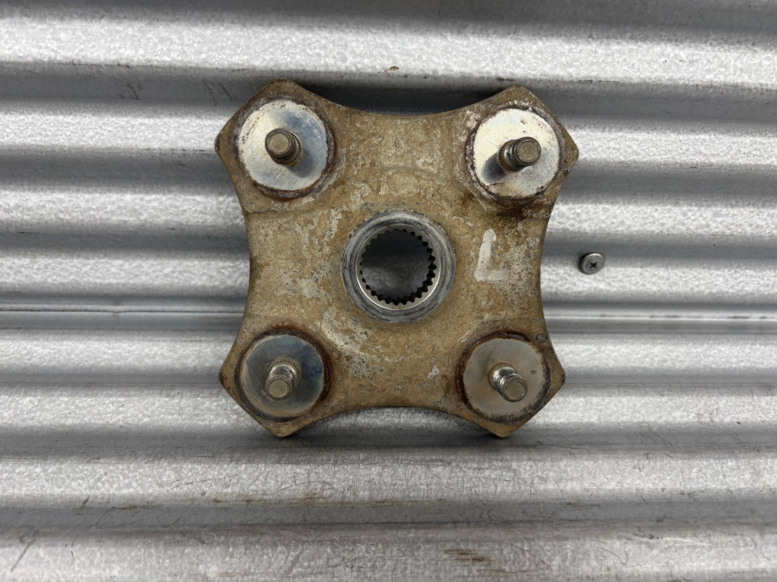 2007 Arctic Cat 400 4x4 ATV Rear Left Wheel Hub & Rotor OEM 1502-462 / 1436-164