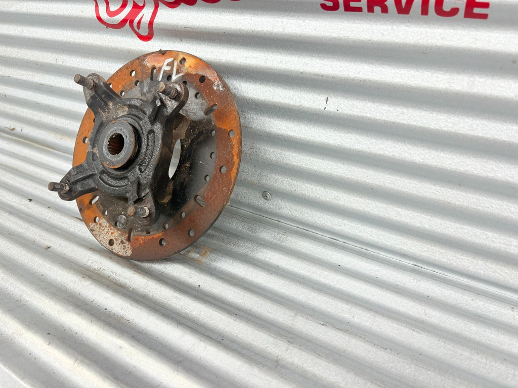 2002 Polaris Sportsman 700 Front Left Wheel Hub & Disc Brake OEM 5131935 5244314