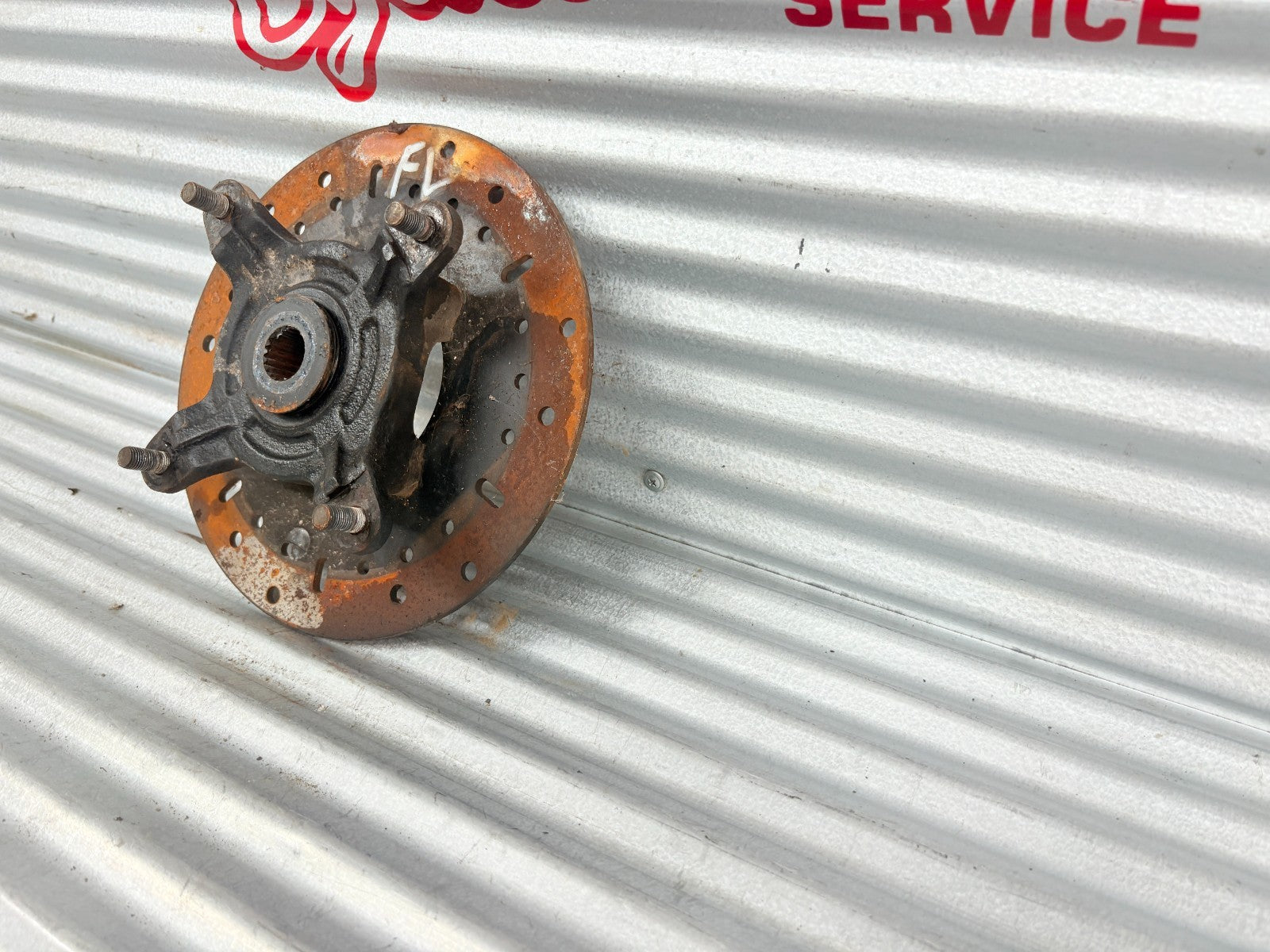 2002 Polaris Sportsman 700 Front Left Wheel Hub & Disc Brake OEM 5131935 5244314