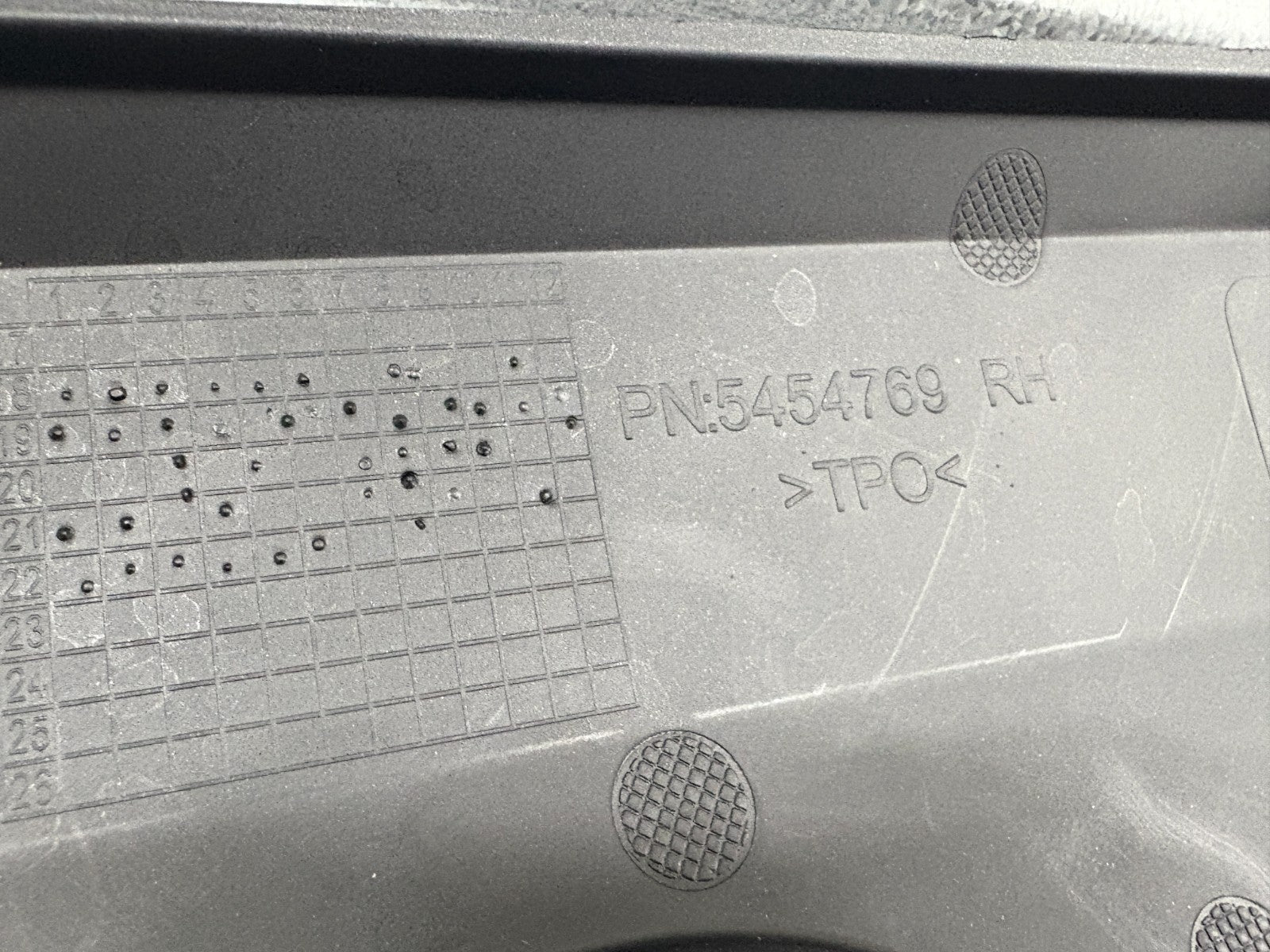 2023 Polaris Ranger 1000 Rear Right Door Accent Panel 5454769-070 / 5455484-809