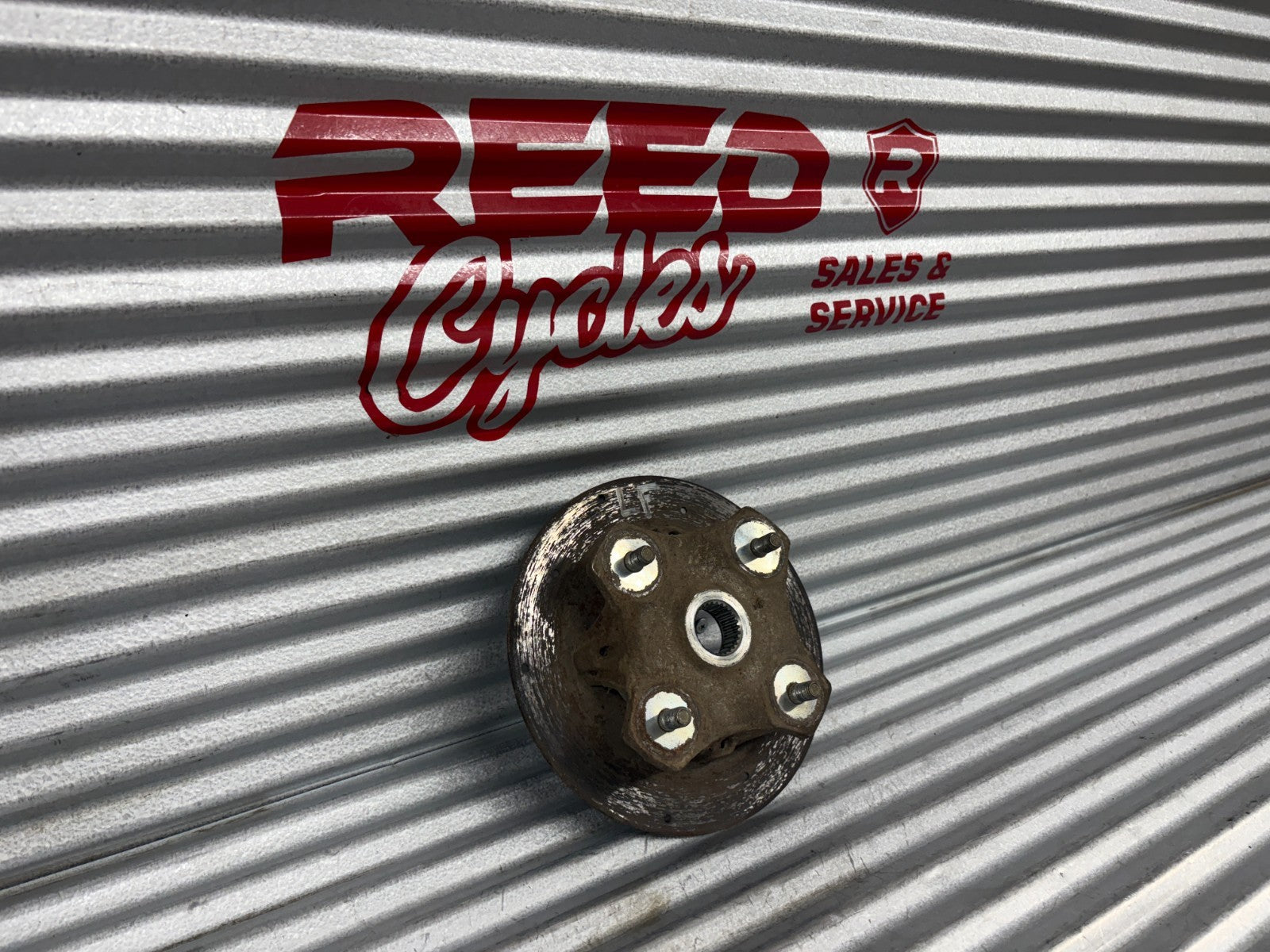 2007 Arctic Cat 400 4x4 ATV Left Front Wheel Hub & Rotor OEM 1502-462 / 1436-164