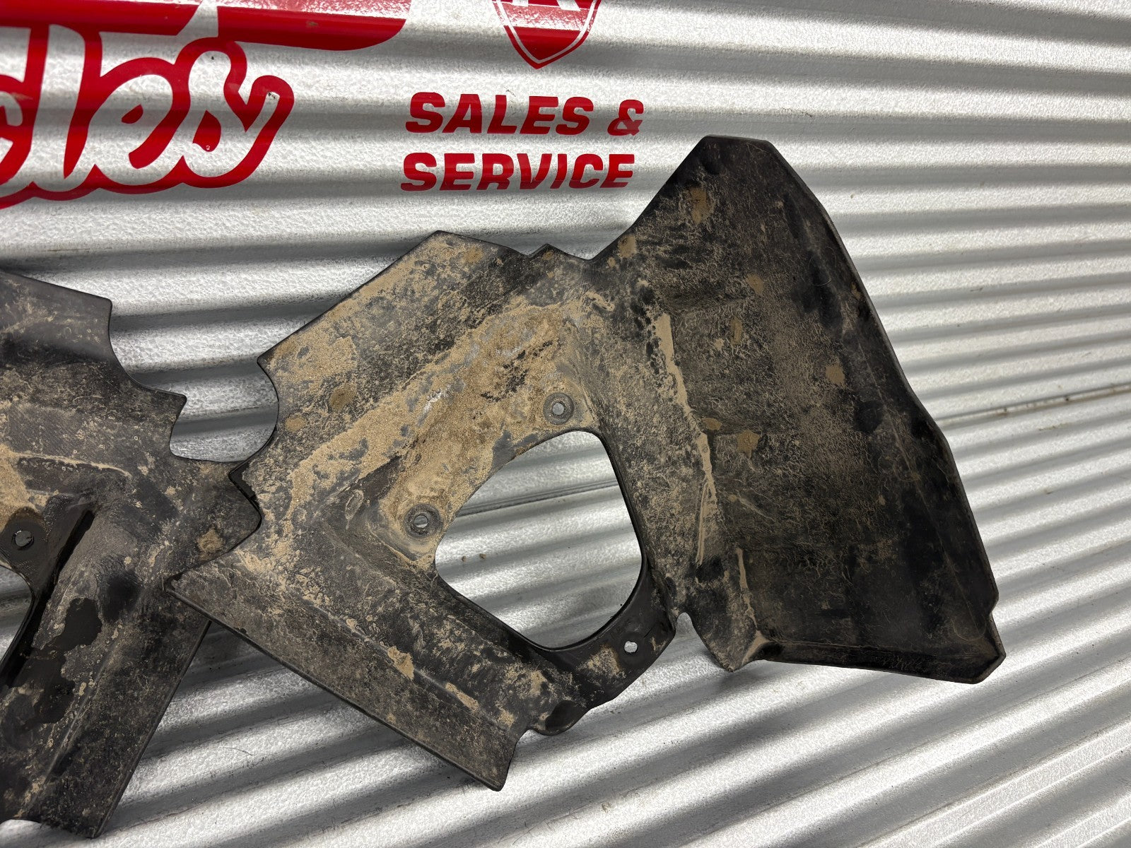 2010 Kawasaki Teryx 750 Left & Right Rear Control Arm Guards OEM EB416