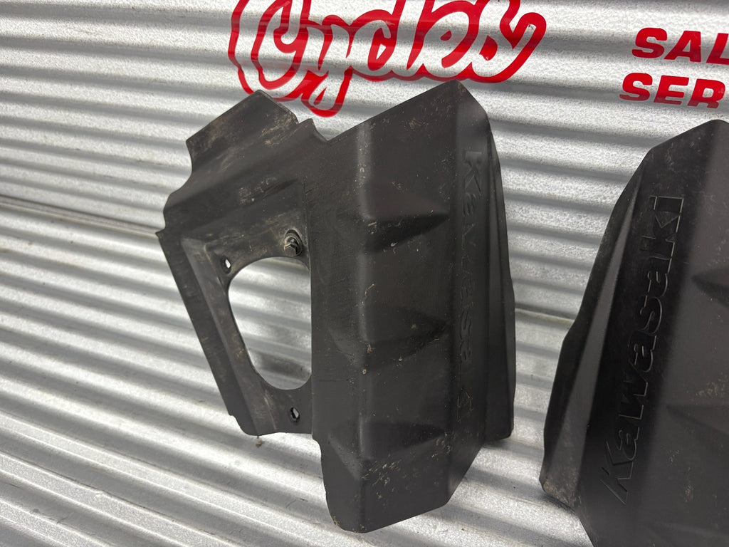 2010 Kawasaki Teryx 750 Left & Right Rear Control Arm Guards OEM EB416