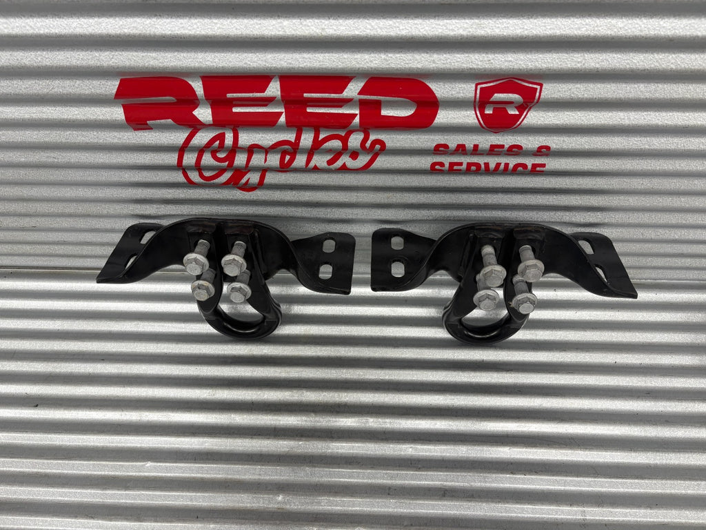 Front Tow Hooks Pair Black | Fits Ford F250 F-250 Super Duty 2017-2025 OEM