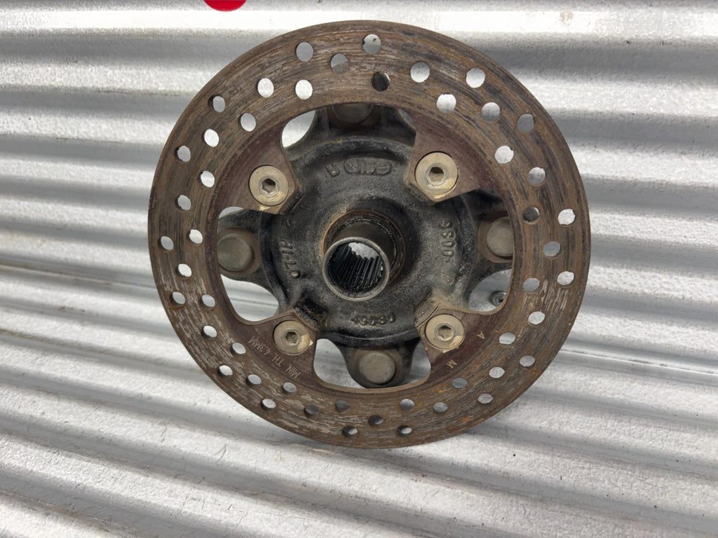 2010 Kawasaki Teryx 750 Front Left Wheel Hub with Disc Brake Rotor OEM 49030