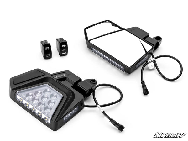 ARCTIC CAT DUAL SECTION LED SIDE-VIEW MIRRORS