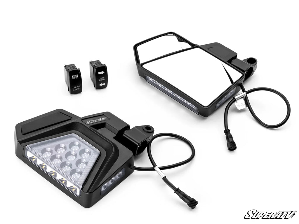 Polaris Dual Section LED Side-View Mirrors