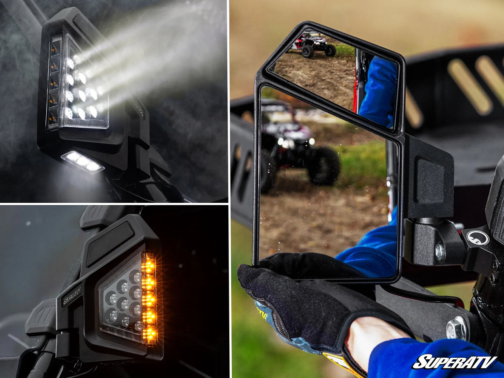 Polaris Dual Section LED Side-View Mirrors