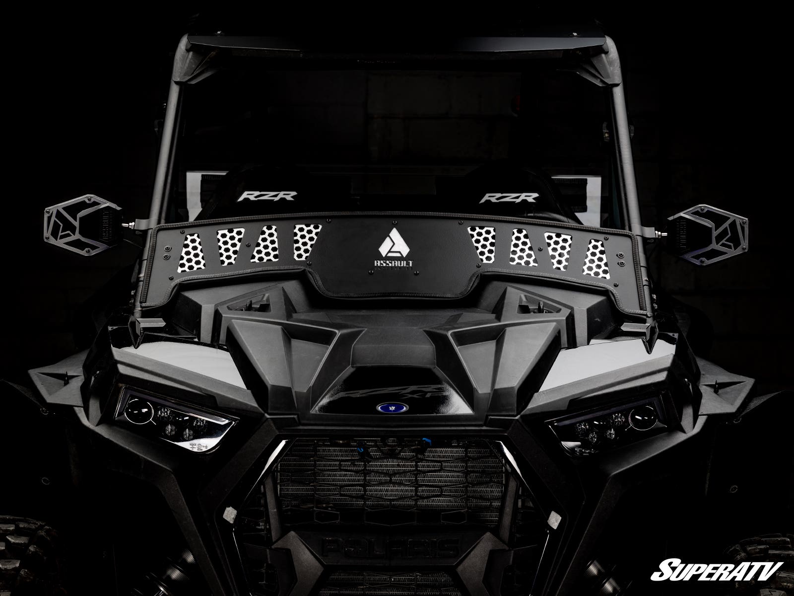 ASSAULT INDUSTRIES LED LIGHTED B2C CONVEX SIDE MIRRORS