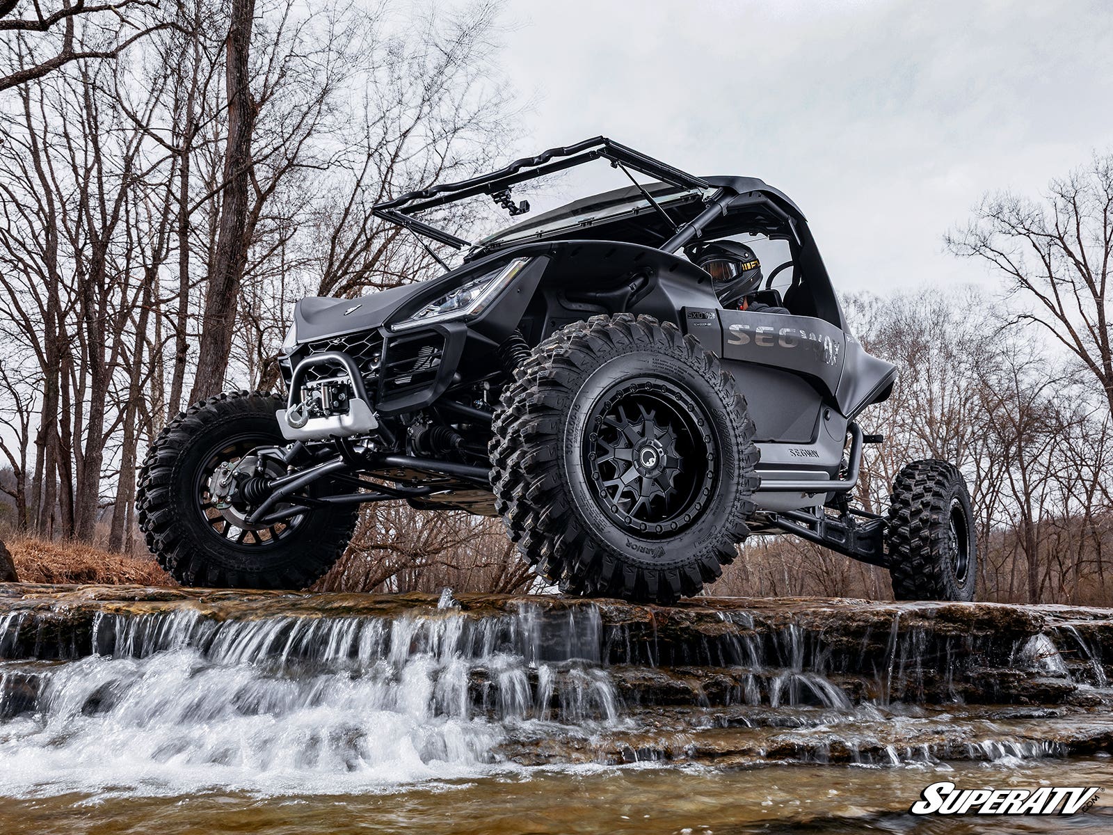 STANDARD XT WARRIOR TIRES 34X10X14 ON 14X10 HEALY LOCK SERIES BEADLOCK WHEELS 4/156 PATTERN