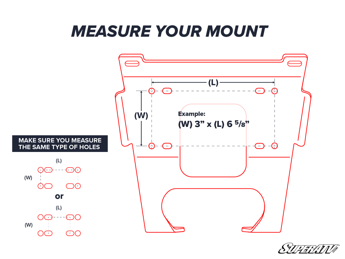 POLARIS RANGER MIDSIZE WINCH MOUNTING PLATE
