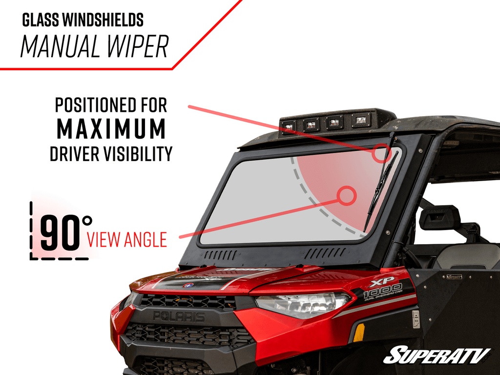 RANGER XP 900 GLASS WINDSHIELD